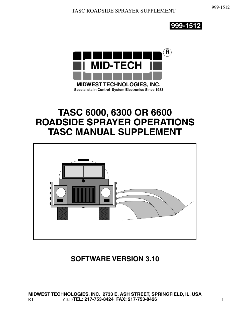 TeeJet TASC-6600 Supplement User Manual | 9 pages