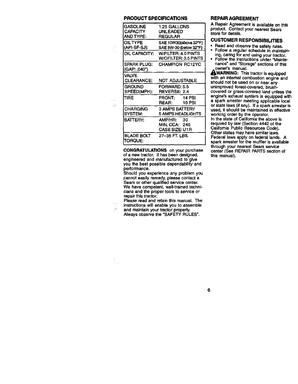 Craftsman 917.272060 User Manual | Page 6 / 64