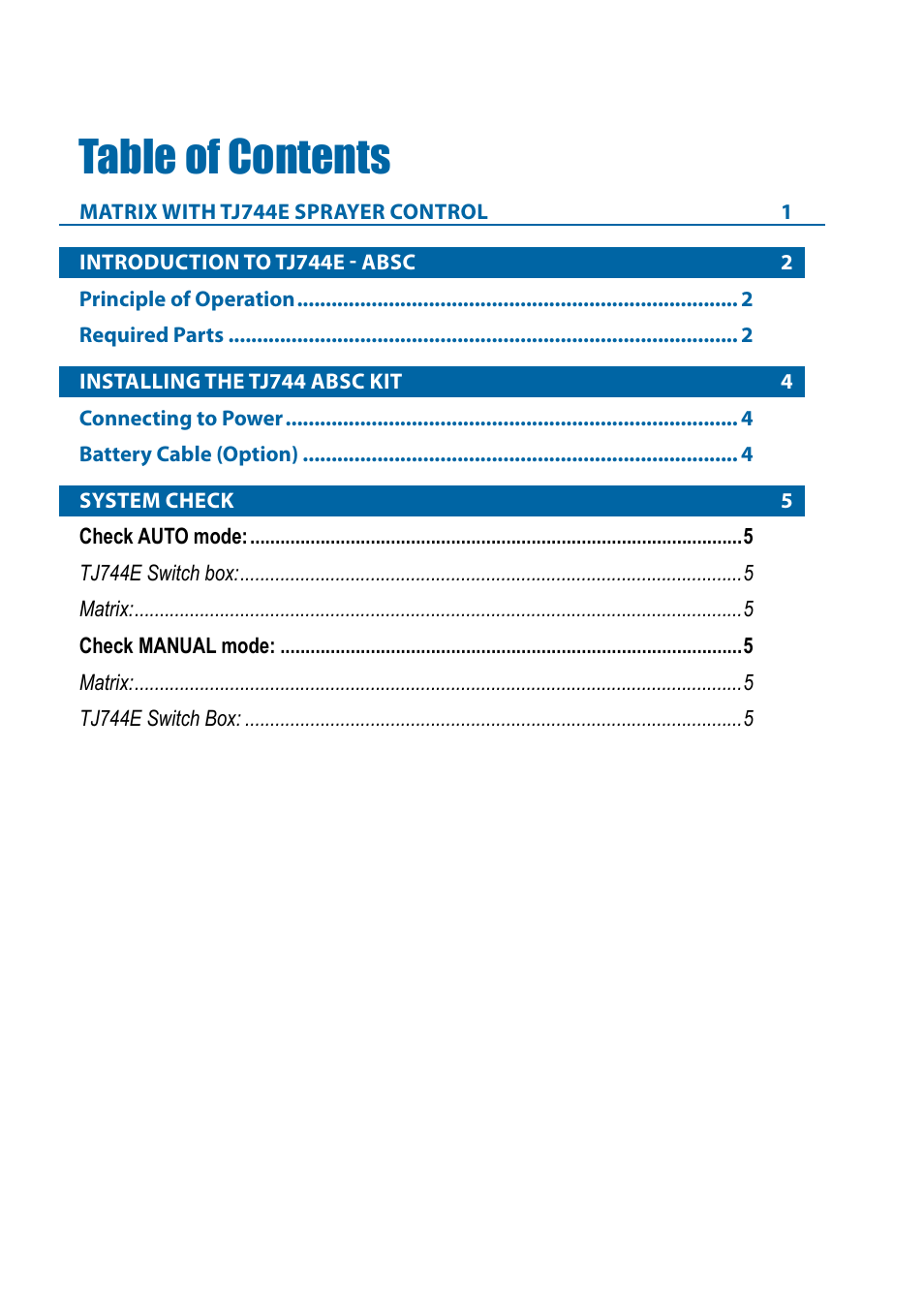 TeeJet 744E AUTO BOOM SECTION CONTROL User Manual | Page 2 / 8