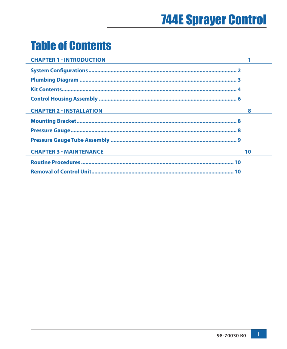 TeeJet 744E SPRAYER CONTROL User Manual | Page 3 / 16