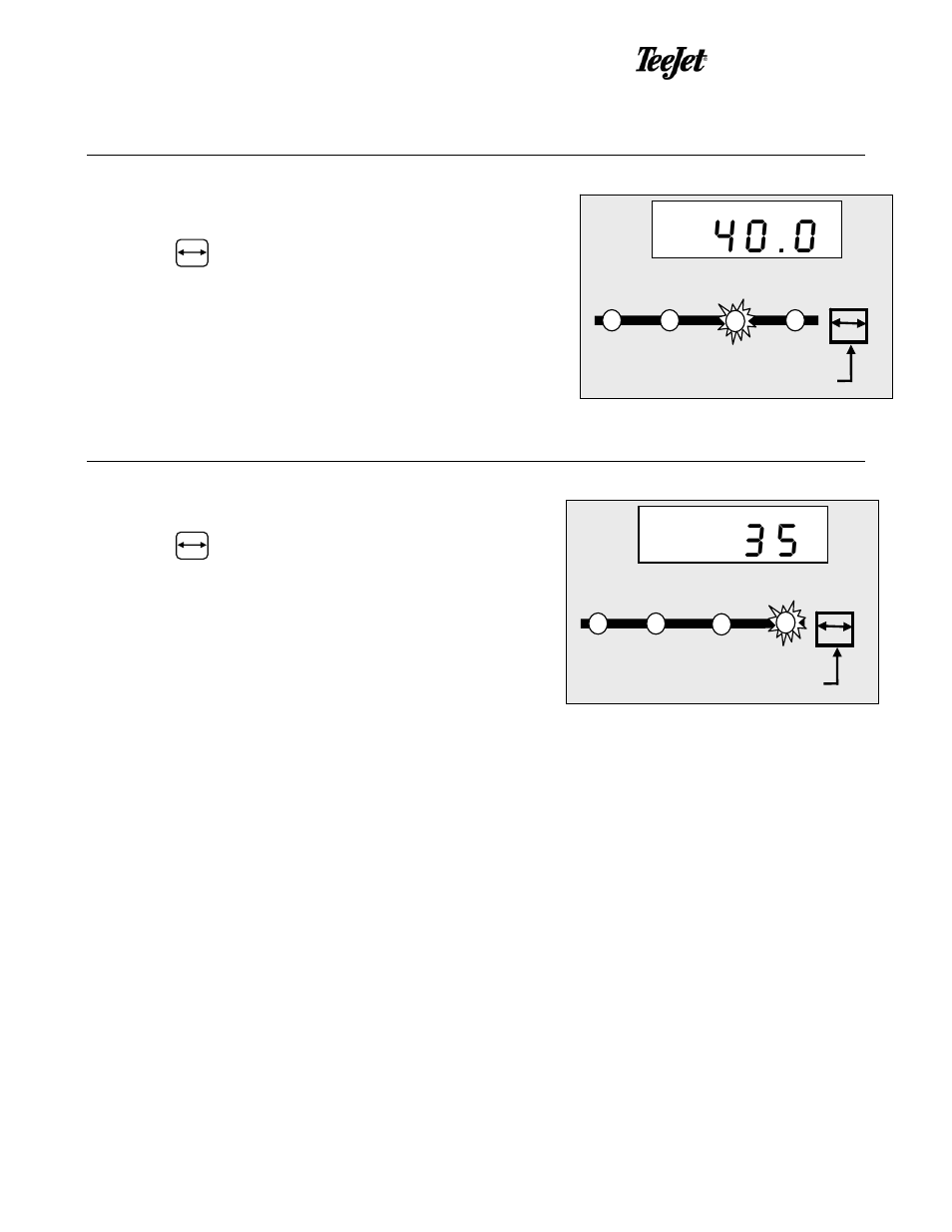 Peed, Isplay, Mode | Ressure | TeeJet 834-P Sprayer Control User Manual | Page 6 / 18