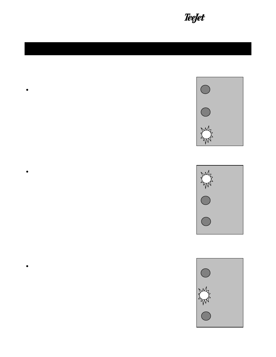 Alarms and warnings | TeeJet 834-P Sprayer Control User Manual | Page 8 / 18