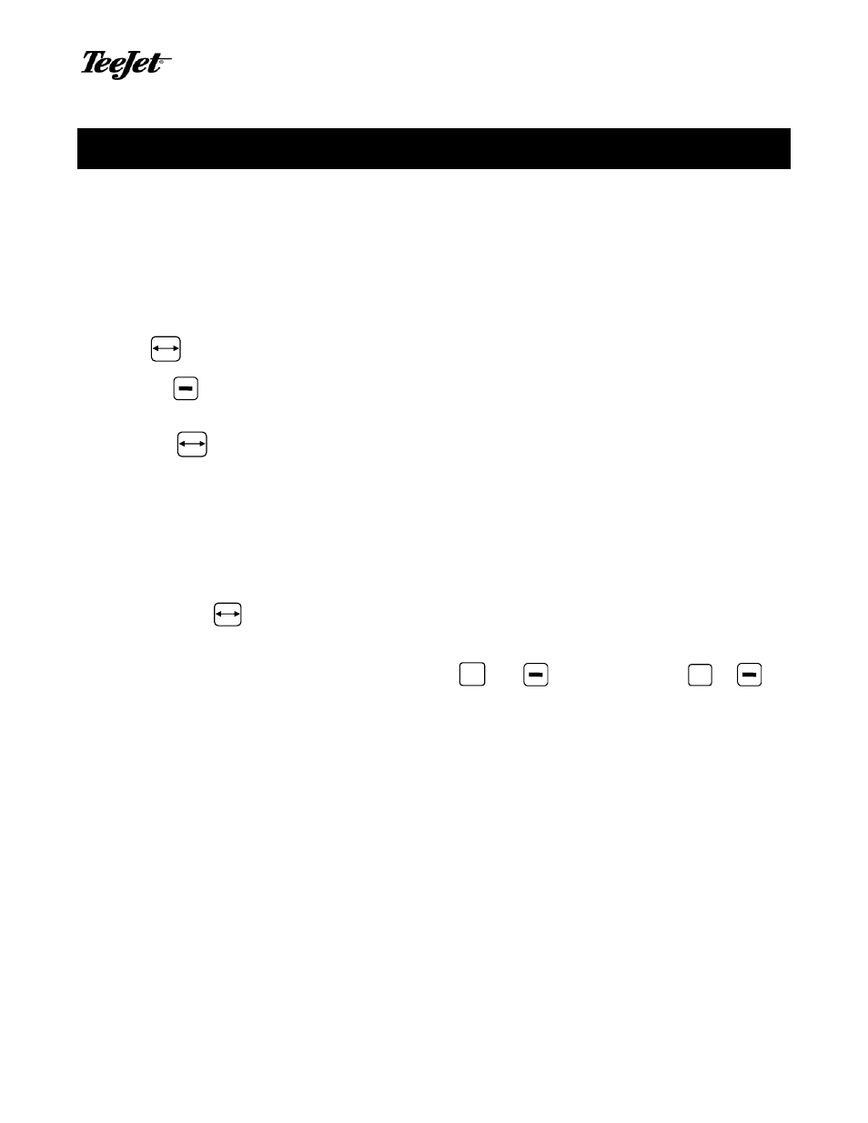 Programming guidelines | TeeJet 834-P Sprayer Control User Manual | Page 9 / 18
