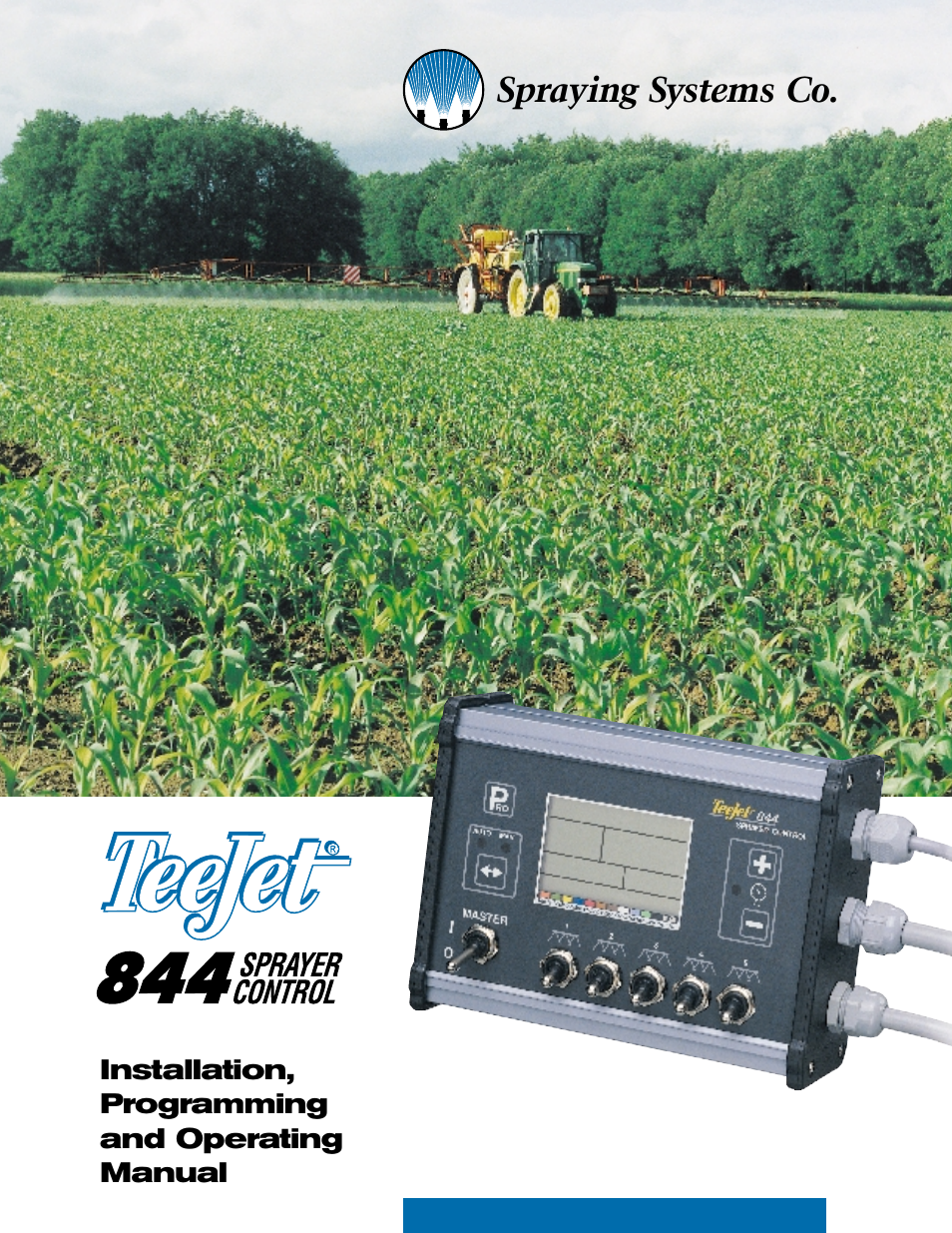 TeeJet 844 Sprayer Control User Manual | 44 pages