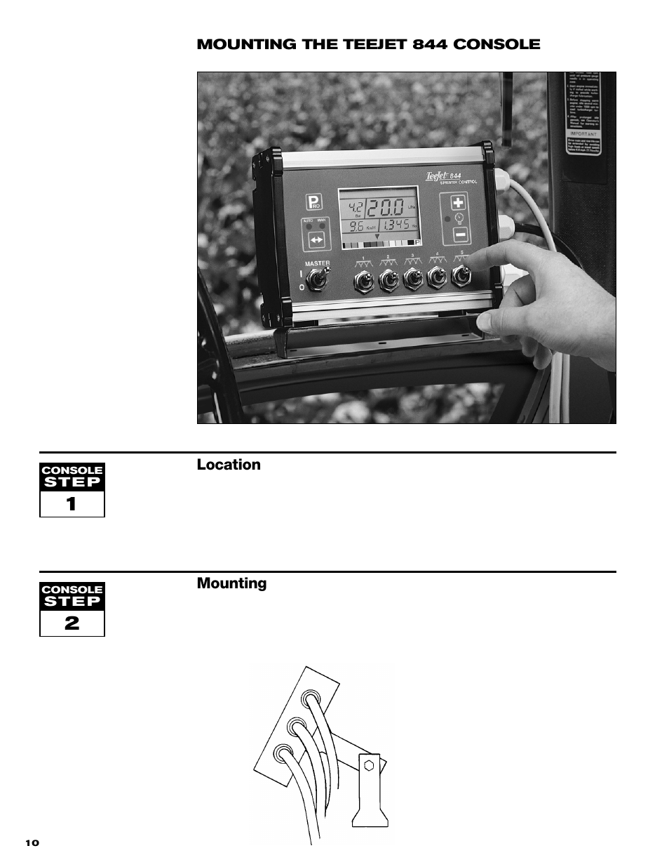 TeeJet 844 Sprayer Control User Manual | Page 12 / 44