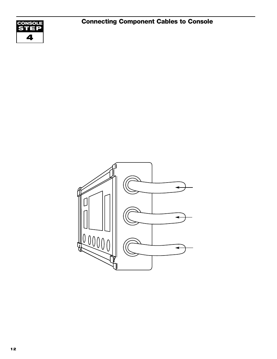 Connecting component cables to console | TeeJet 844 Sprayer Control User Manual | Page 14 / 44