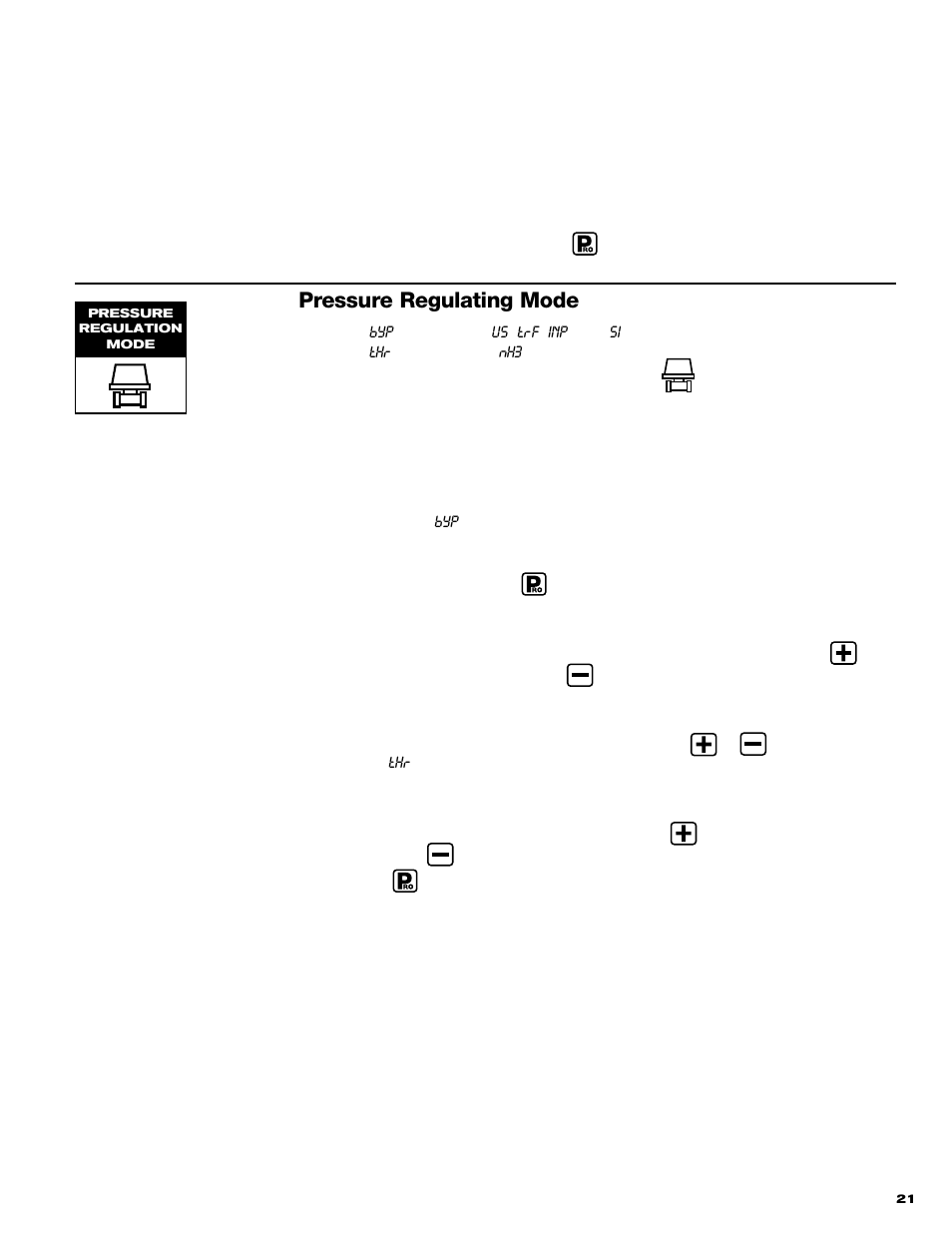 Pressure regulating mode | TeeJet 844 Sprayer Control User Manual | Page 23 / 44