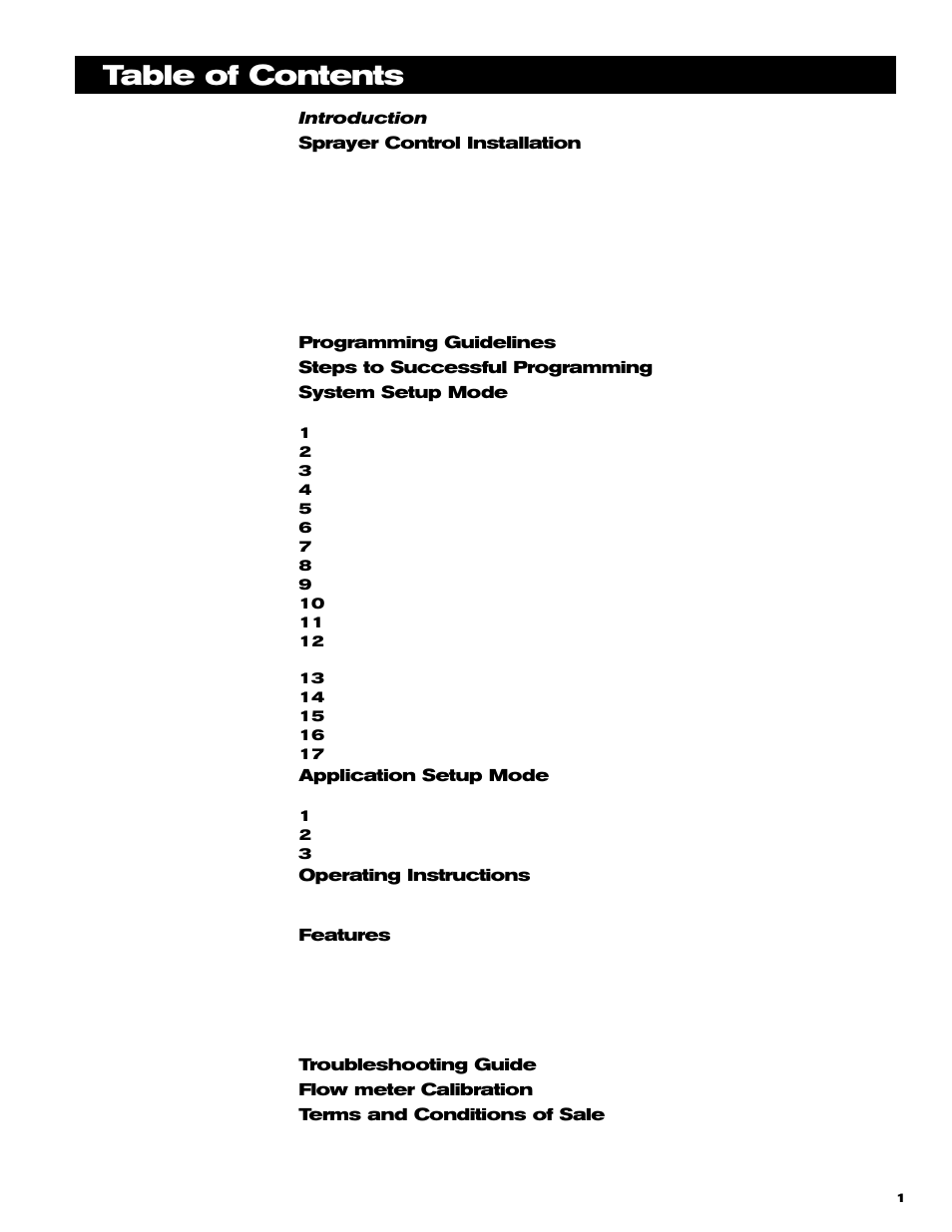 TeeJet 844 Sprayer Control User Manual | Page 3 / 44