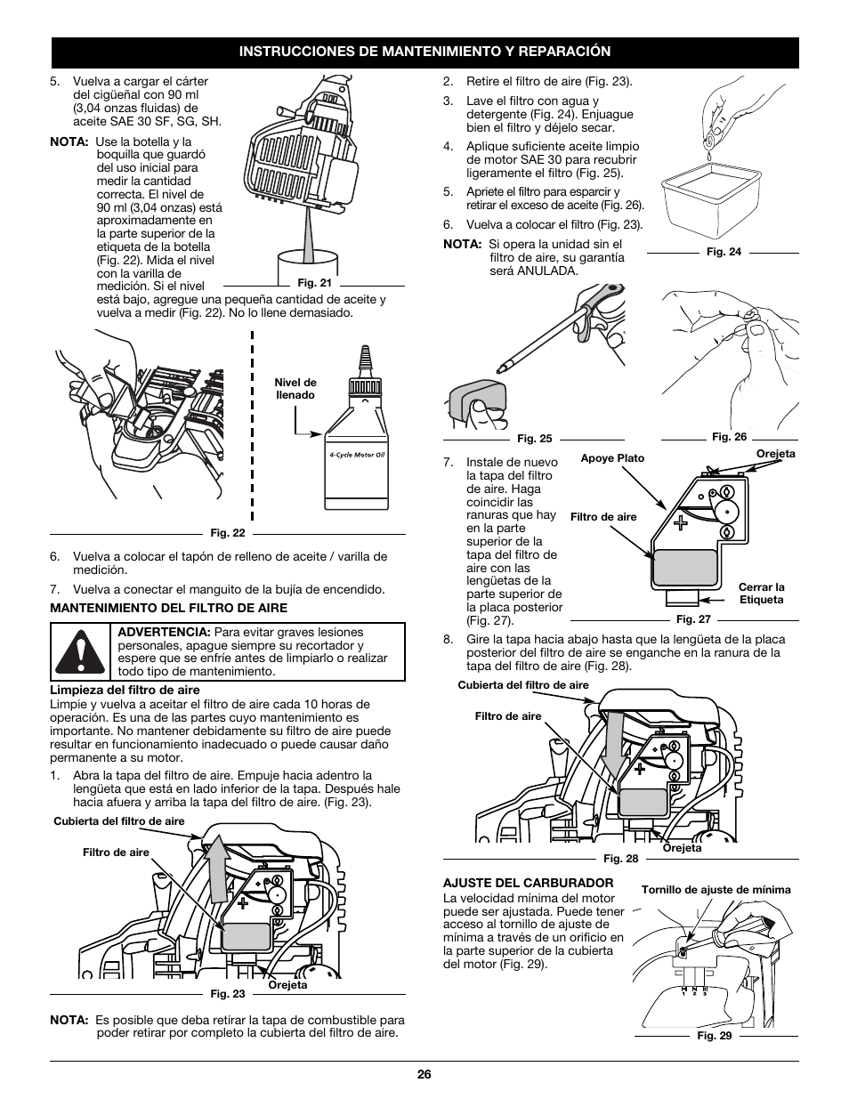 Craftsman 316.79614 User Manual | Page 26 / 36