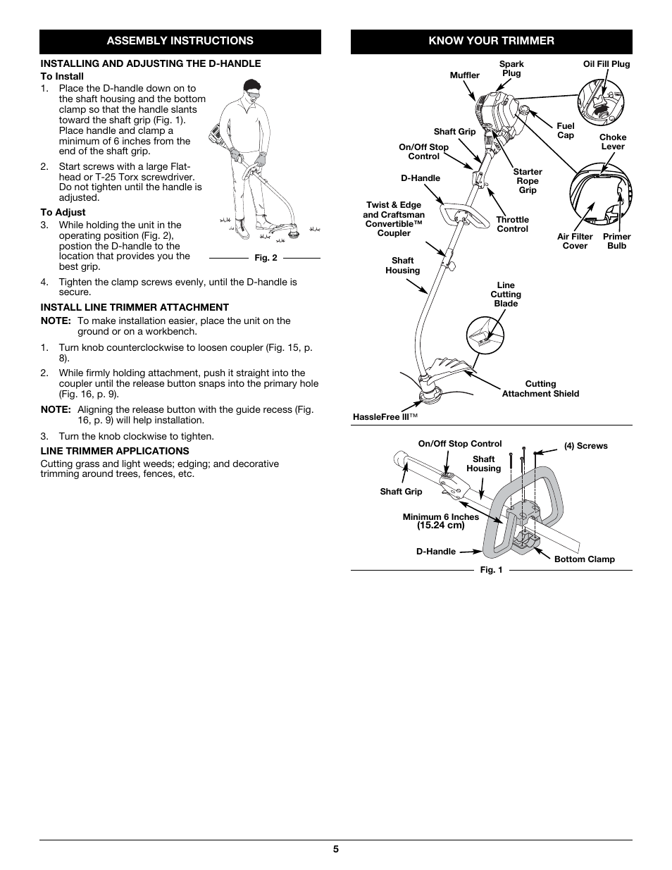 Craftsman 316.79614 User Manual | Page 5 / 36