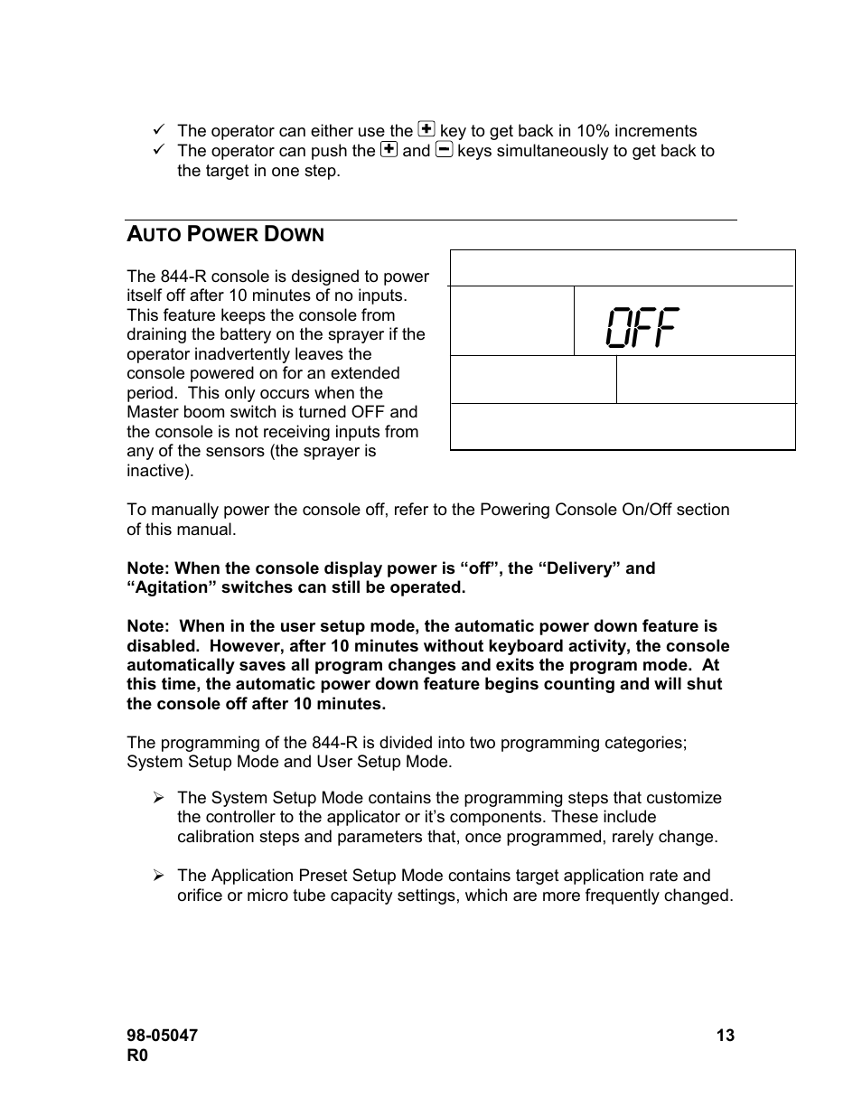 TeeJet 844-R Speed Compensated Application Control User Manual | Page 13 / 32