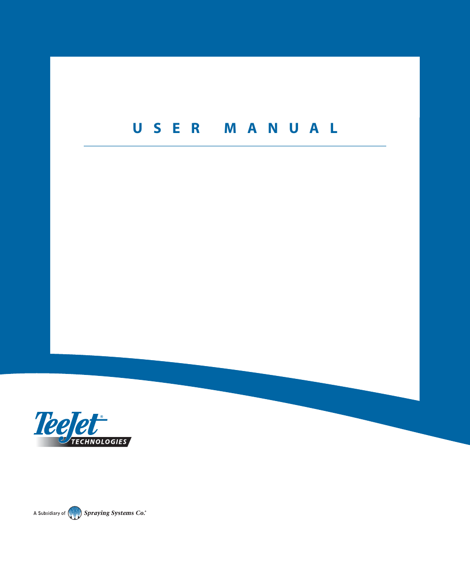 854 sprayer control | TeeJet 854 Sprayer Control User Manual | Page 52 / 52