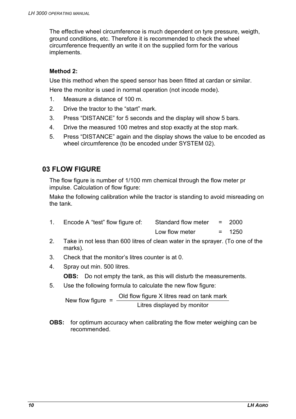 03 flow figure | TeeJet LH 3000 User Manual | Page 10 / 24