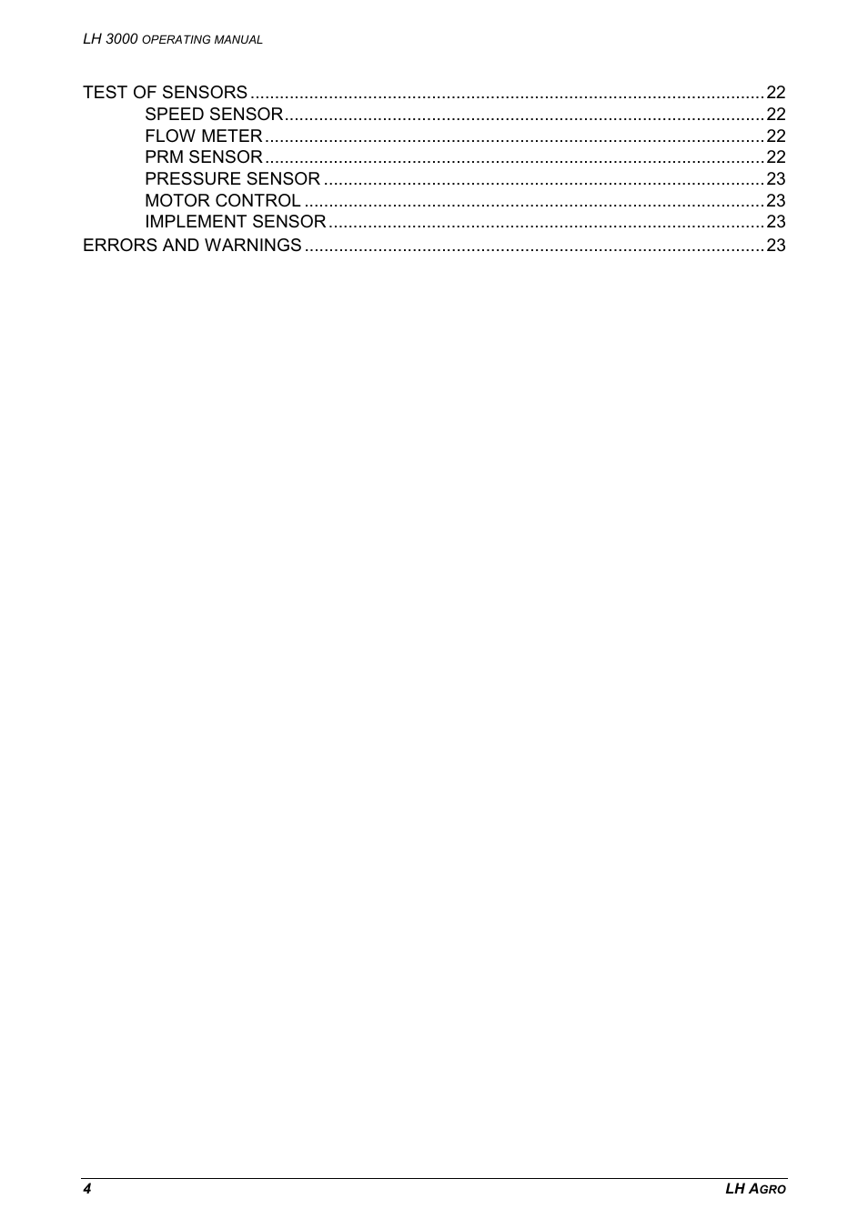 TeeJet LH 3000 User Manual | Page 4 / 24
