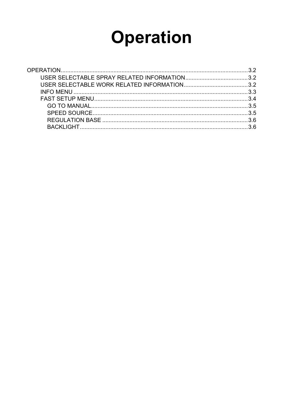 Operation | TeeJet LH 85 User Manual | Page 19 / 76