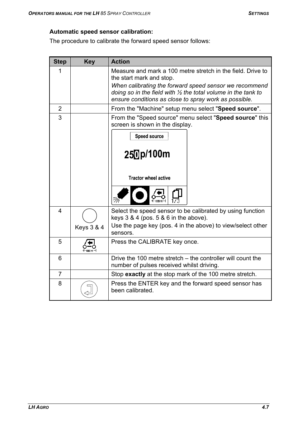 TeeJet LH 85 User Manual | Page 31 / 76