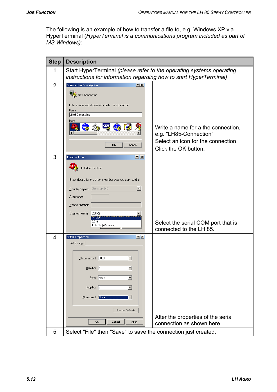 TeeJet LH 85 User Manual | Page 62 / 76