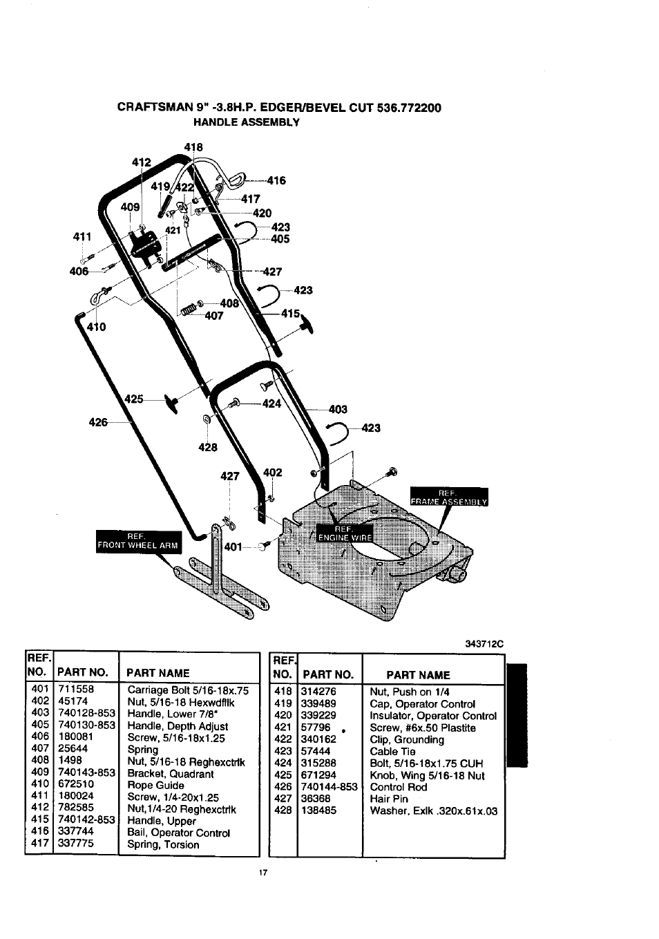 Craftsman 536.772200 User Manual | Page 17 / 24