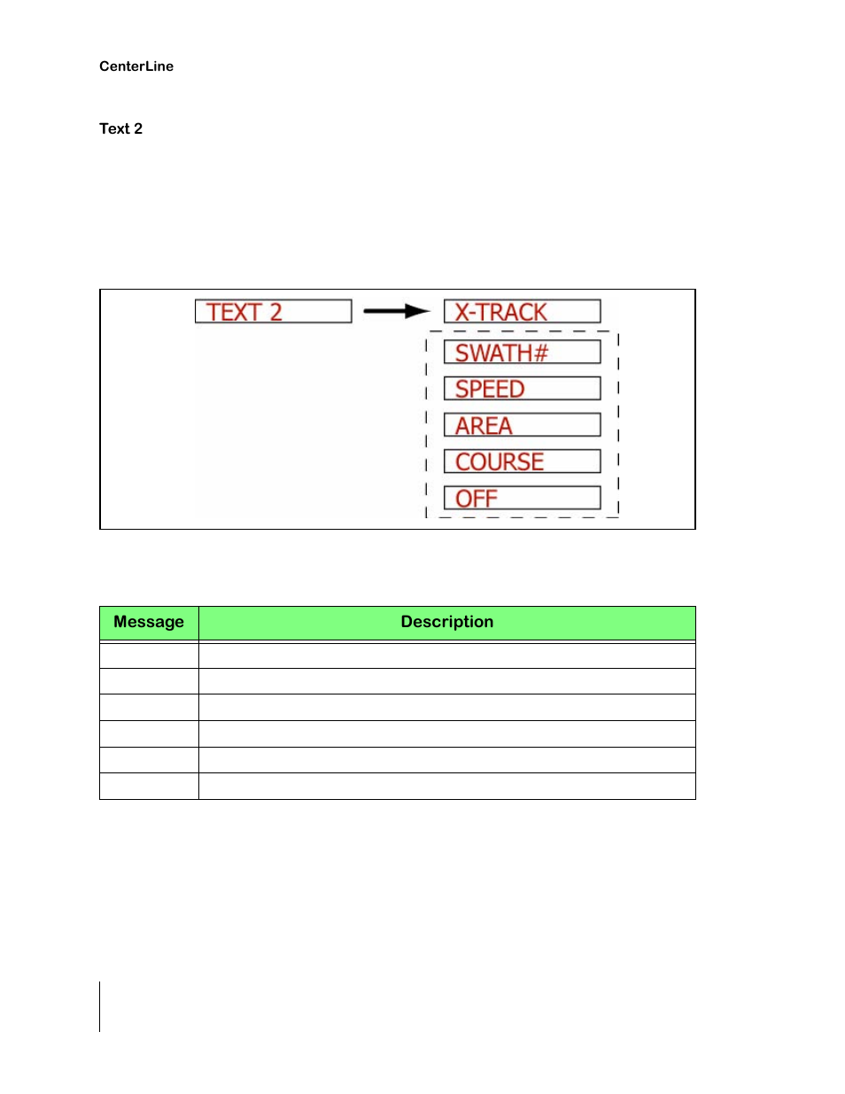 Text 2 | TeeJet CenterLine 2.0 User Manual | Page 34 / 66