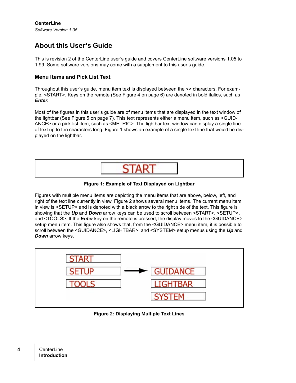 About this user’s guide | TeeJet CenterLine v1.05 User Manual | Page 10 / 54
