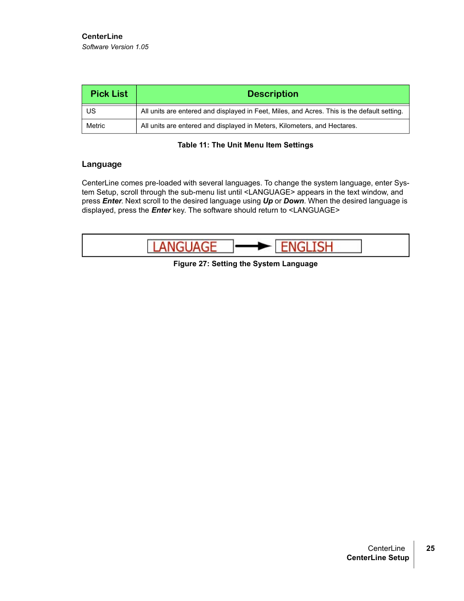 TeeJet CenterLine v1.05 User Manual | Page 31 / 54