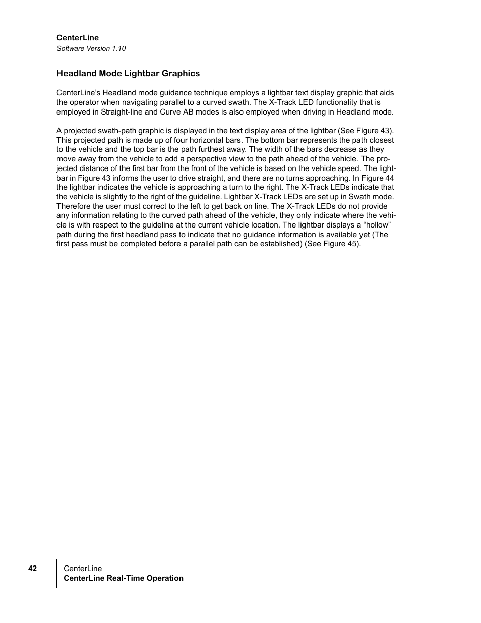 Headland mode lightbar graphics | TeeJet CenterLine v1.10 User Manual | Page 46 / 58
