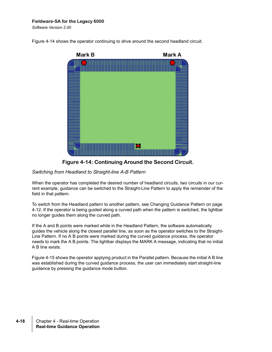Figure 4-14: continuing around the second circuit | TeeJet Fieldware SA 2.0 for Legacy 6000 User Manual | Page 110 / 172