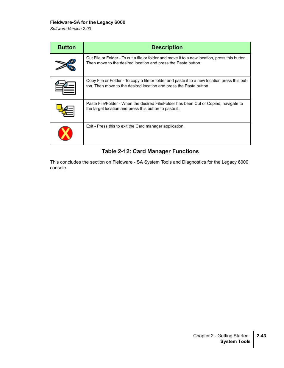 TeeJet Fieldware SA 2.0 for Legacy 6000 User Manual | Page 55 / 172