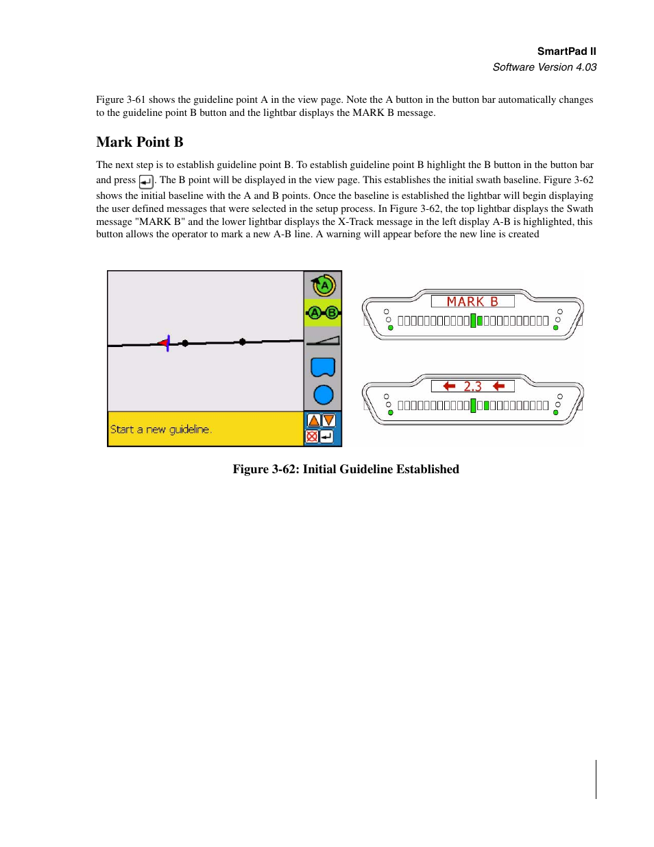 Mark point b | TeeJet Swath XL SmartPad II User Manual | Page 101 / 204