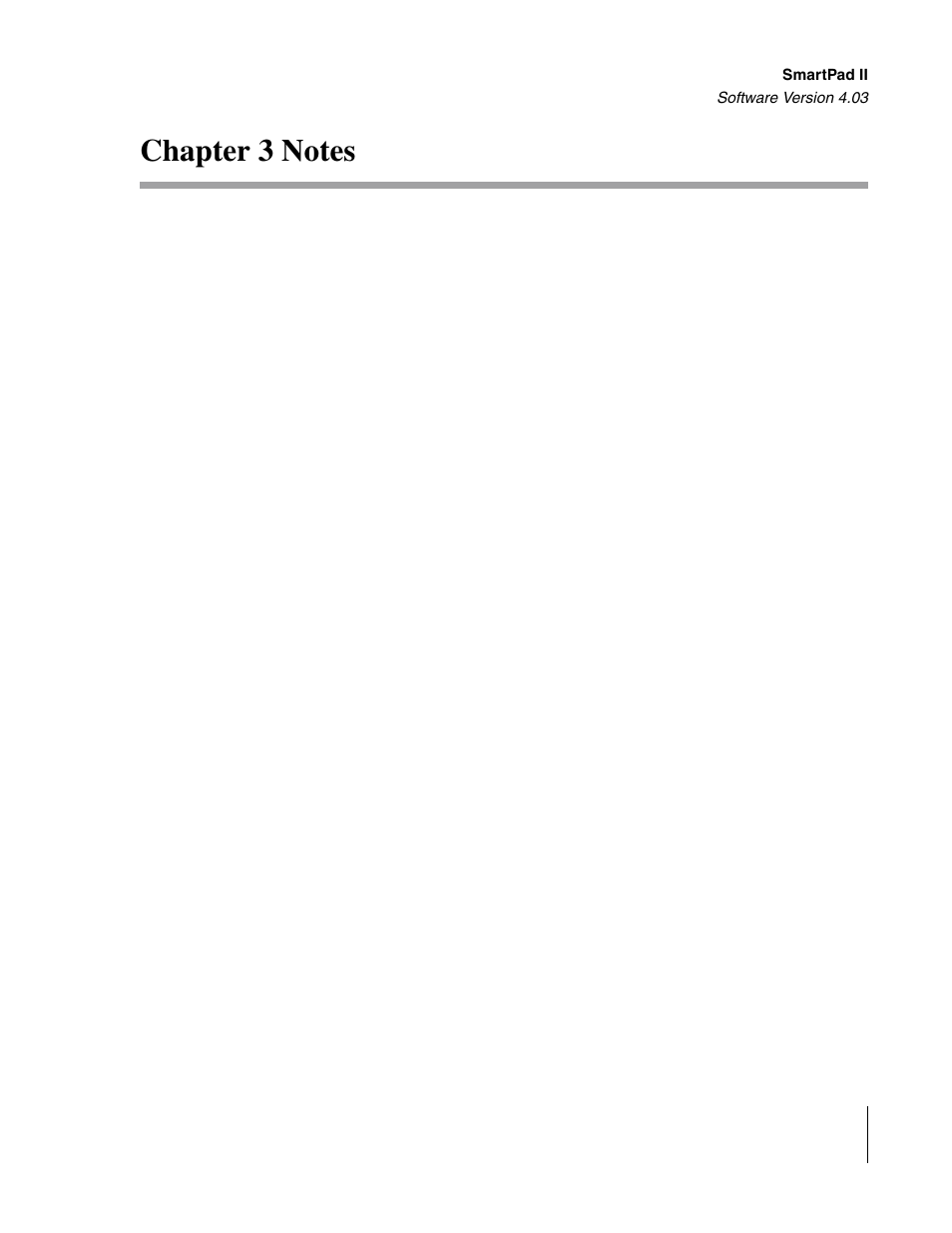 Chapter 3 notes | TeeJet Swath XL SmartPad II User Manual | Page 135 / 204