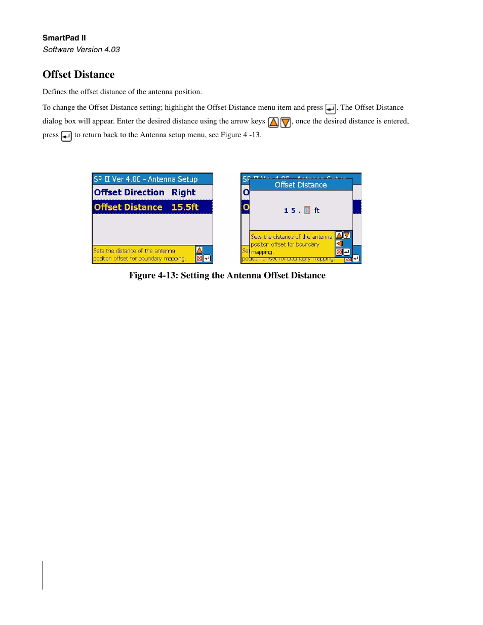 Offset distance | TeeJet Swath XL SmartPad II User Manual | Page 150 / 204