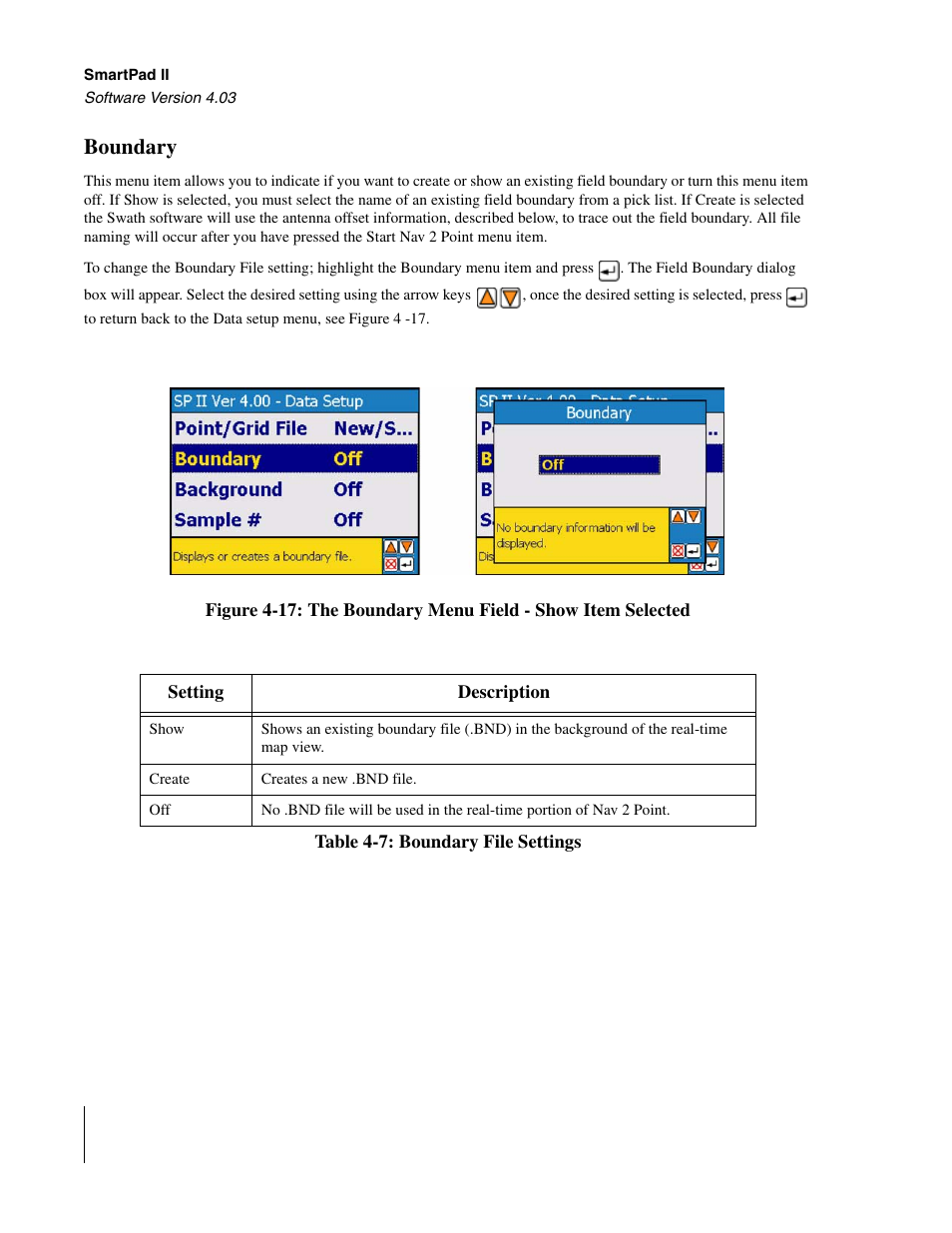 Boundary | TeeJet Swath XL SmartPad II User Manual | Page 154 / 204