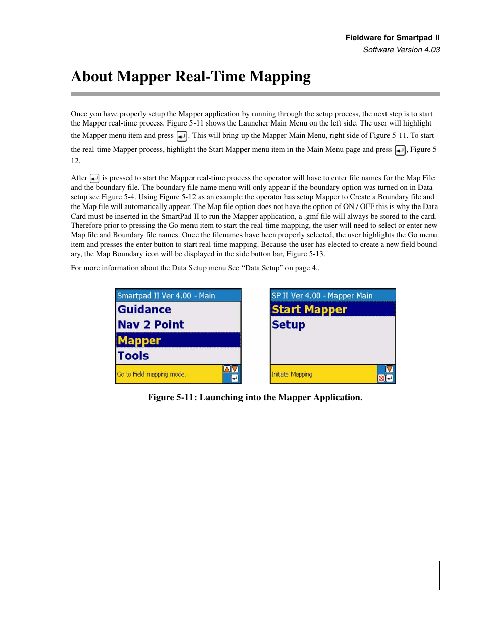 About mapper real-time mapping | TeeJet Swath XL SmartPad II User Manual | Page 189 / 204