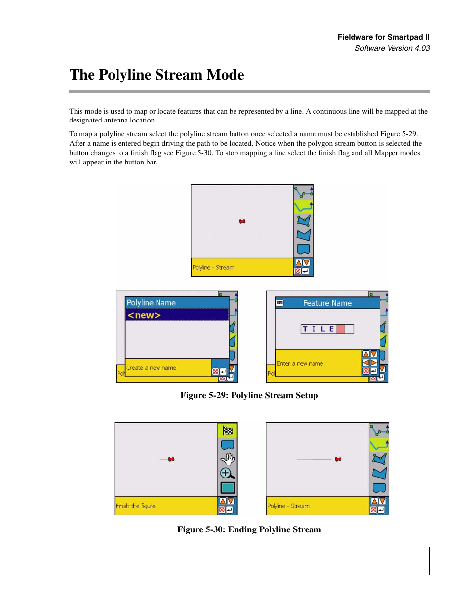 The polyline stream mode | TeeJet Swath XL SmartPad II User Manual | Page 201 / 204