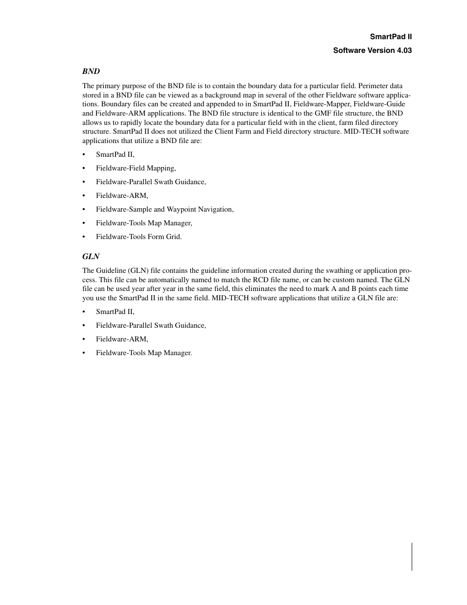 Bnd gln | TeeJet Swath XL SmartPad II User Manual | Page 21 / 204