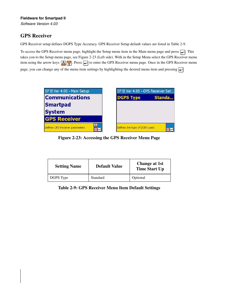 Gps receiver | TeeJet Swath XL SmartPad II User Manual | Page 44 / 204