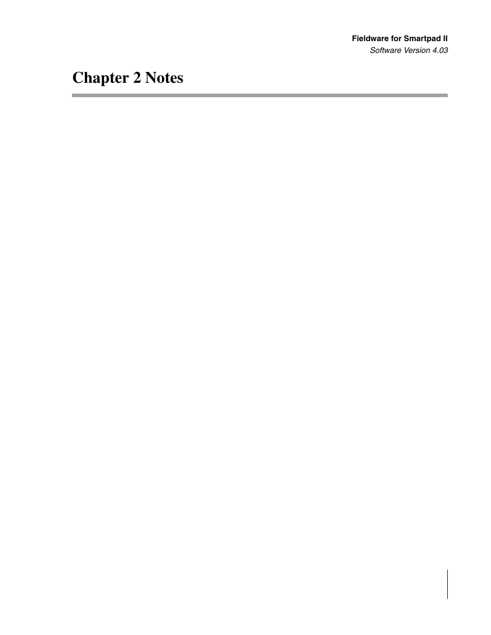 Chapter 2 notes | TeeJet Swath XL SmartPad II User Manual | Page 53 / 204