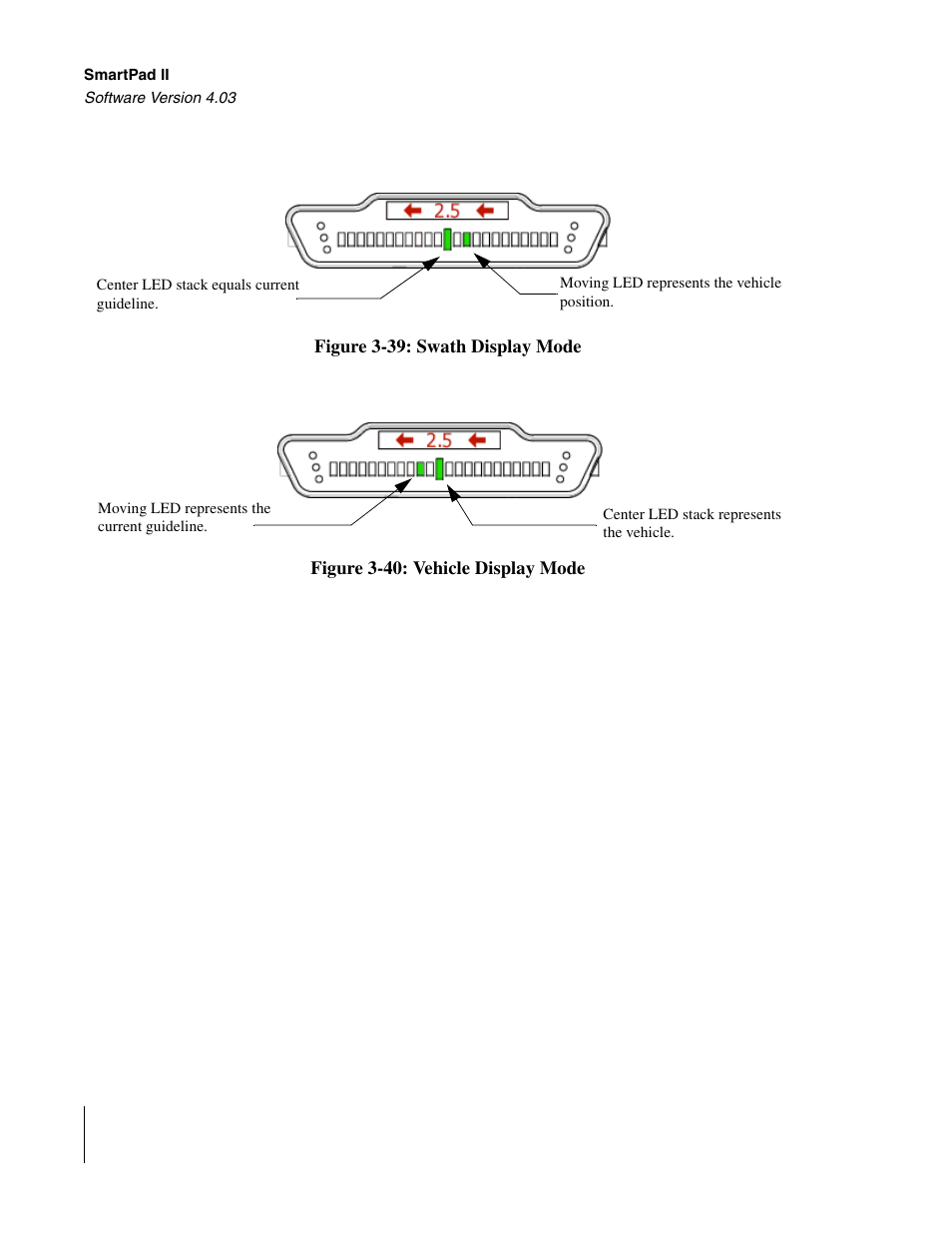 See figure 3-39, See figure 3-40 | TeeJet Swath XL SmartPad II User Manual | Page 84 / 204