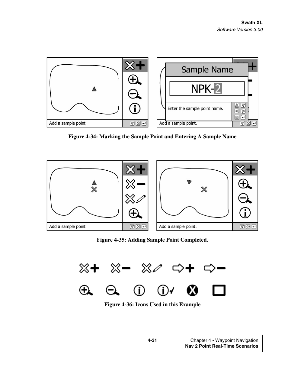 Figure 4 -34, Figure 4 -35, T, figure 4 -35 | Ce in figure 4 -35 that on | TeeJet Swath XL User Manual | Page 151 / 162