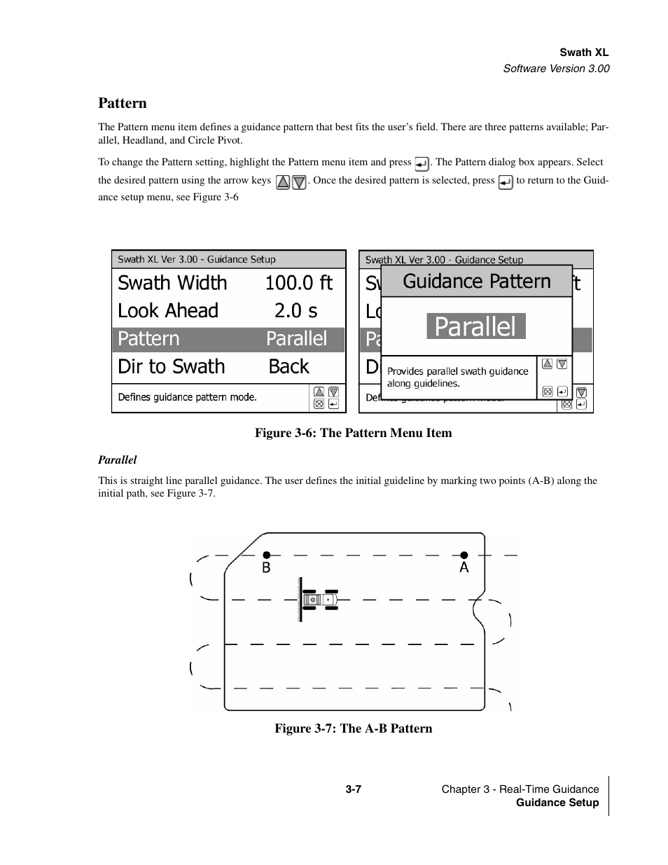 Pattern | TeeJet Swath XL User Manual | Page 55 / 162