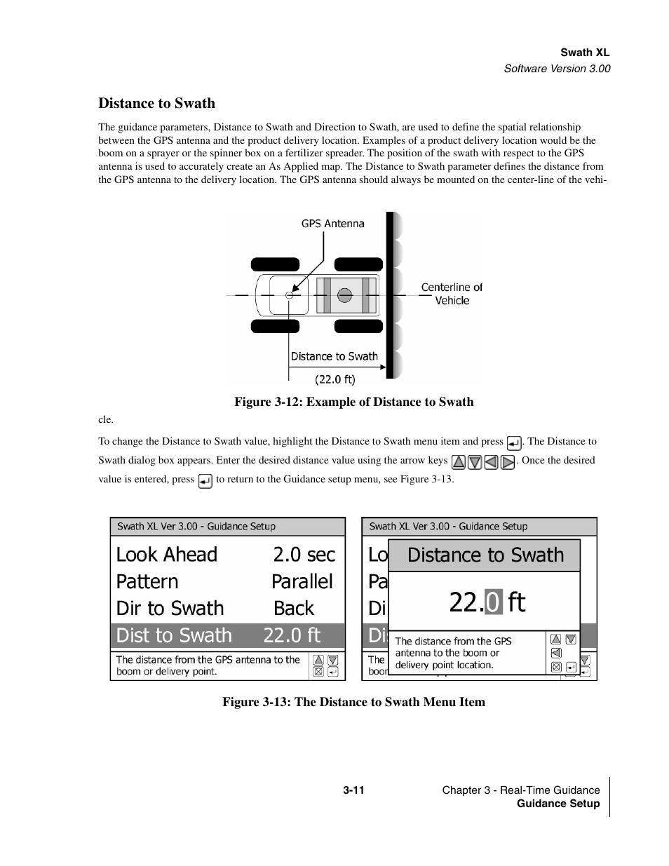Distance to swath | TeeJet Swath XL User Manual | Page 59 / 162