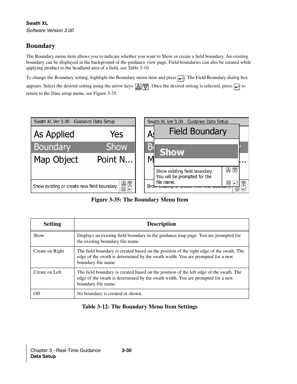 Boundary | TeeJet Swath XL User Manual | Page 78 / 162