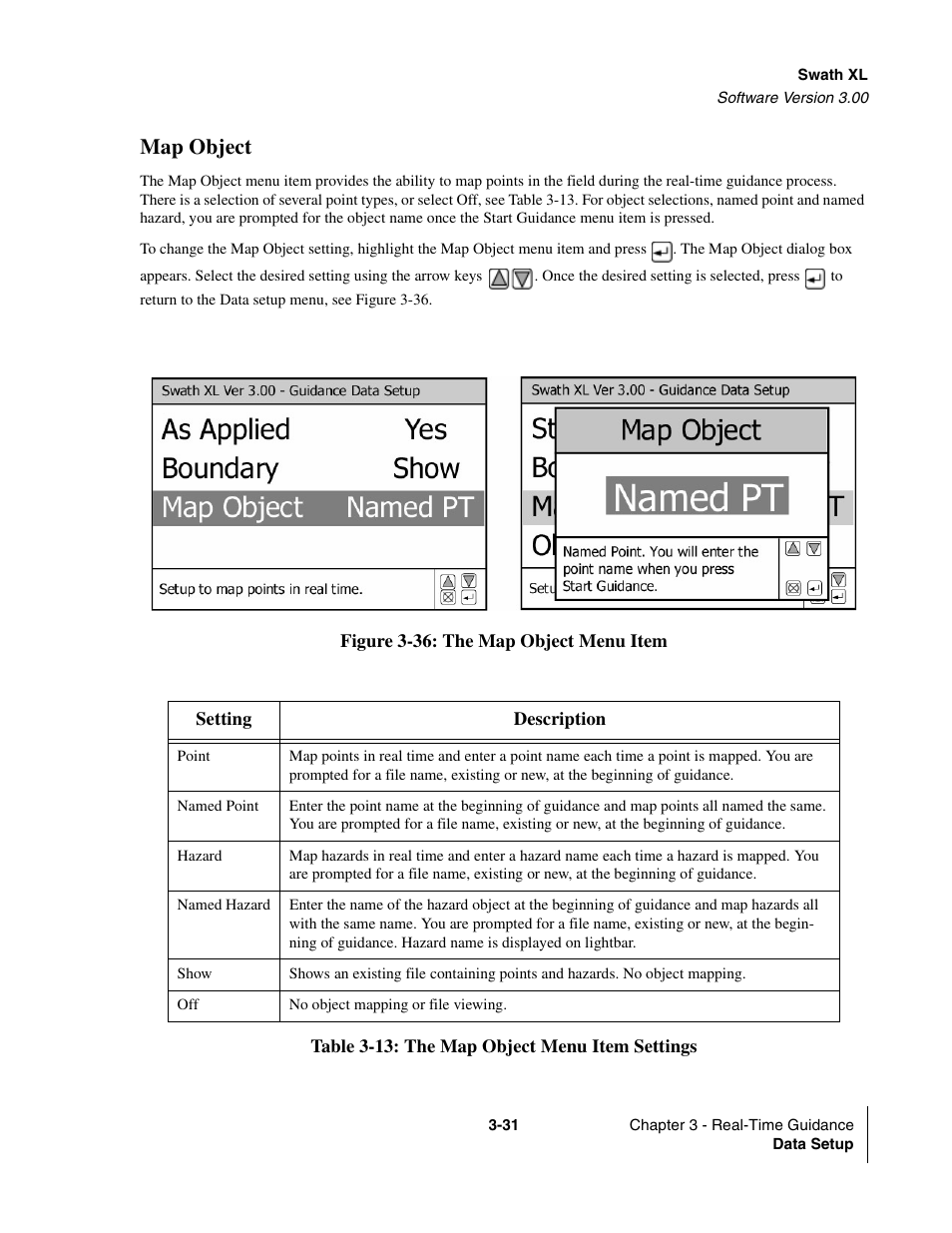 Map object | TeeJet Swath XL User Manual | Page 79 / 162