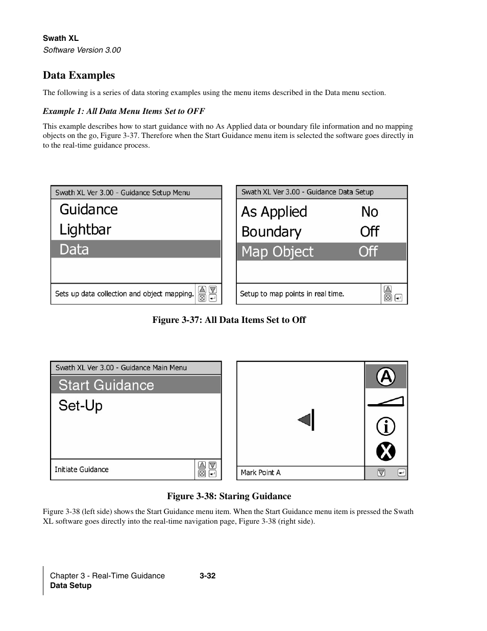 Data examples | TeeJet Swath XL User Manual | Page 80 / 162