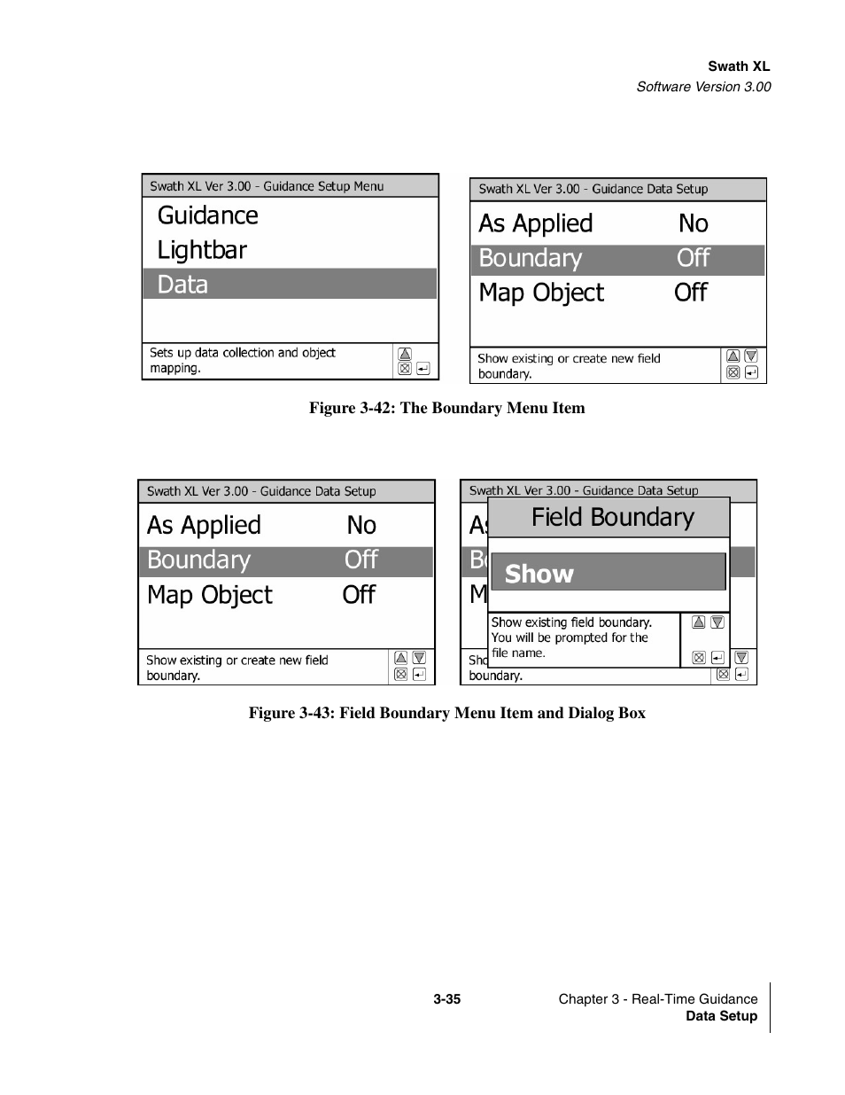 Figure 3, 42, an, Figure 3-43 | TeeJet Swath XL User Manual | Page 83 / 162