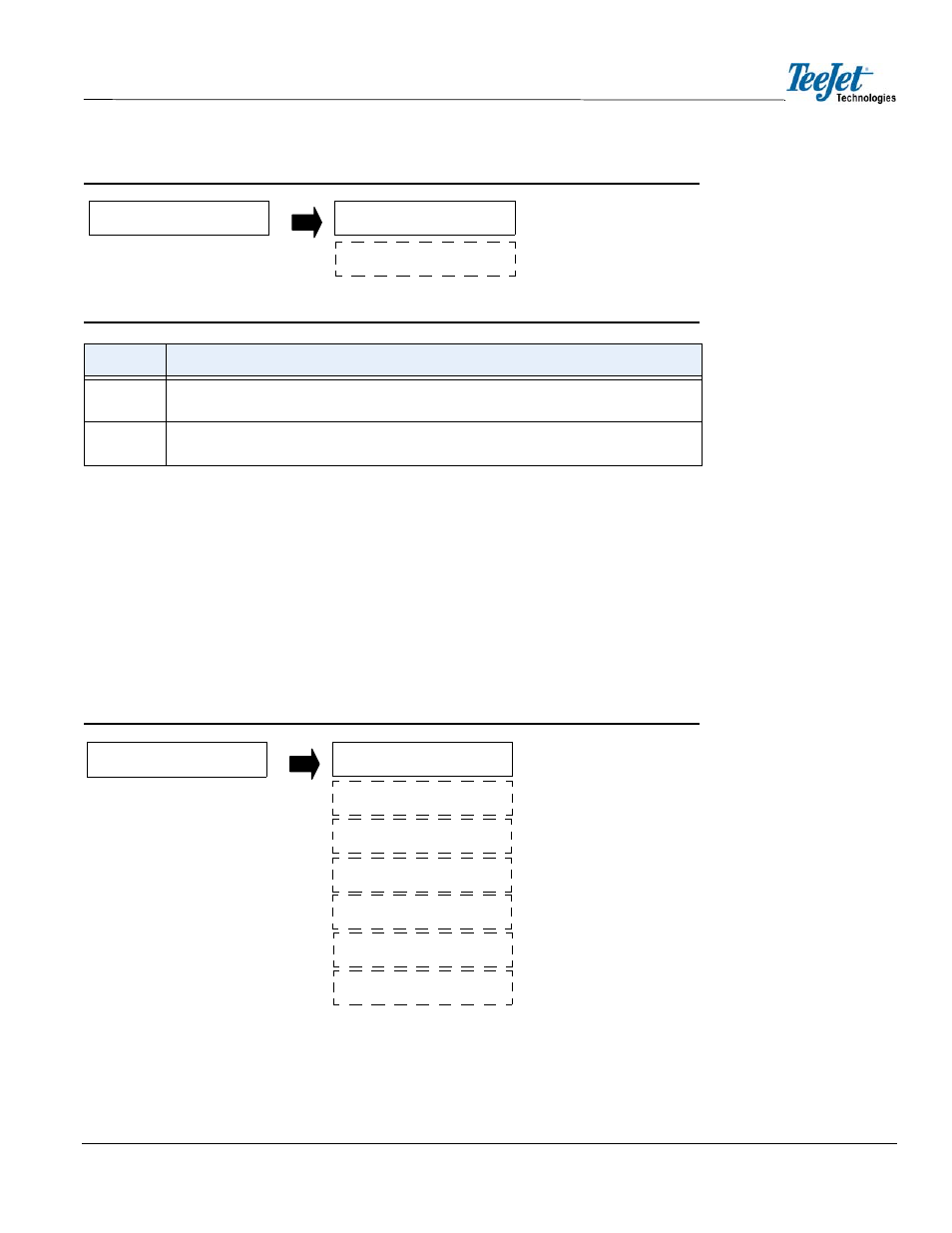 Yes 1 hz msg no | TeeJet CenterLine User Guide v2.02 User Manual | Page 19 / 47