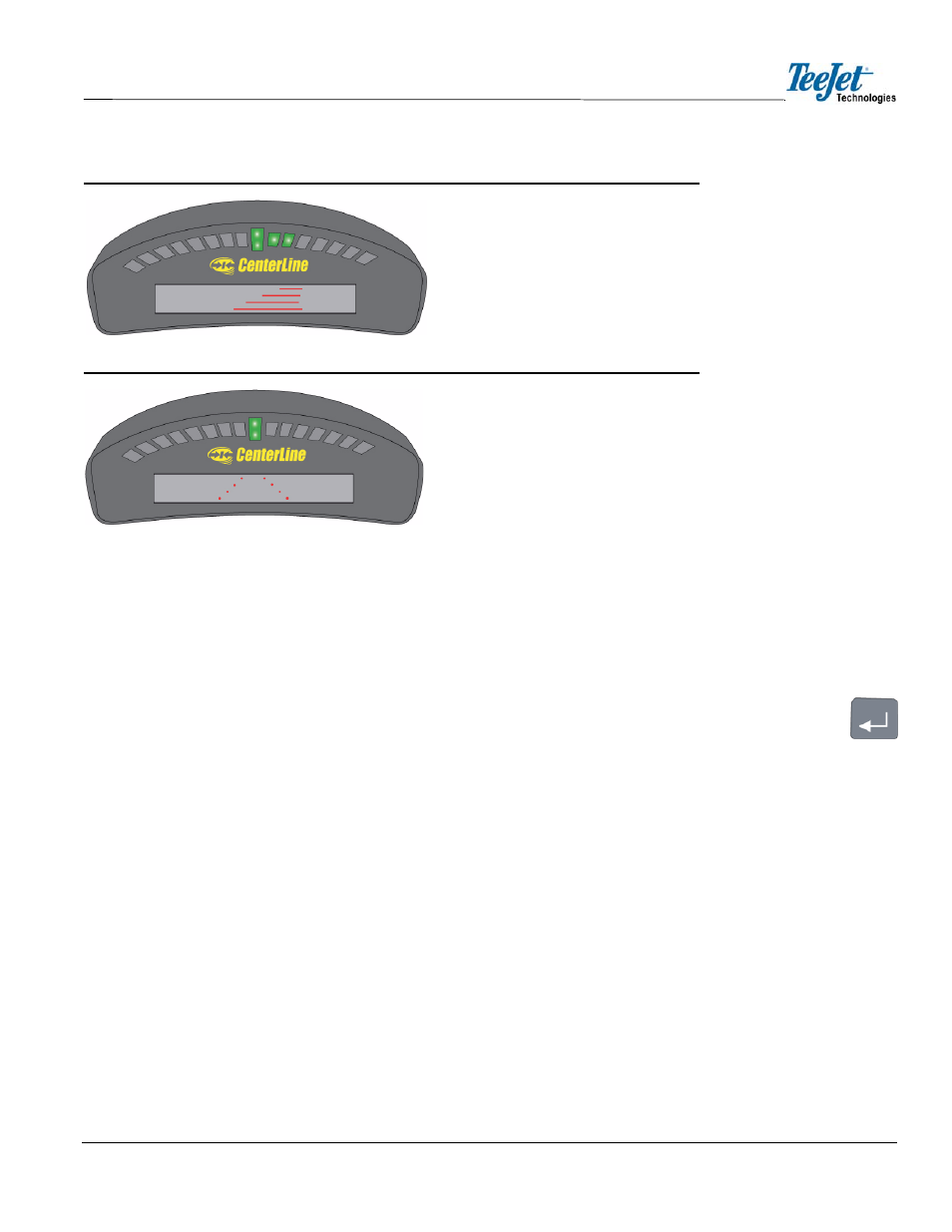Straight-line guidance | TeeJet CenterLine User Guide v2.02 User Manual | Page 37 / 47