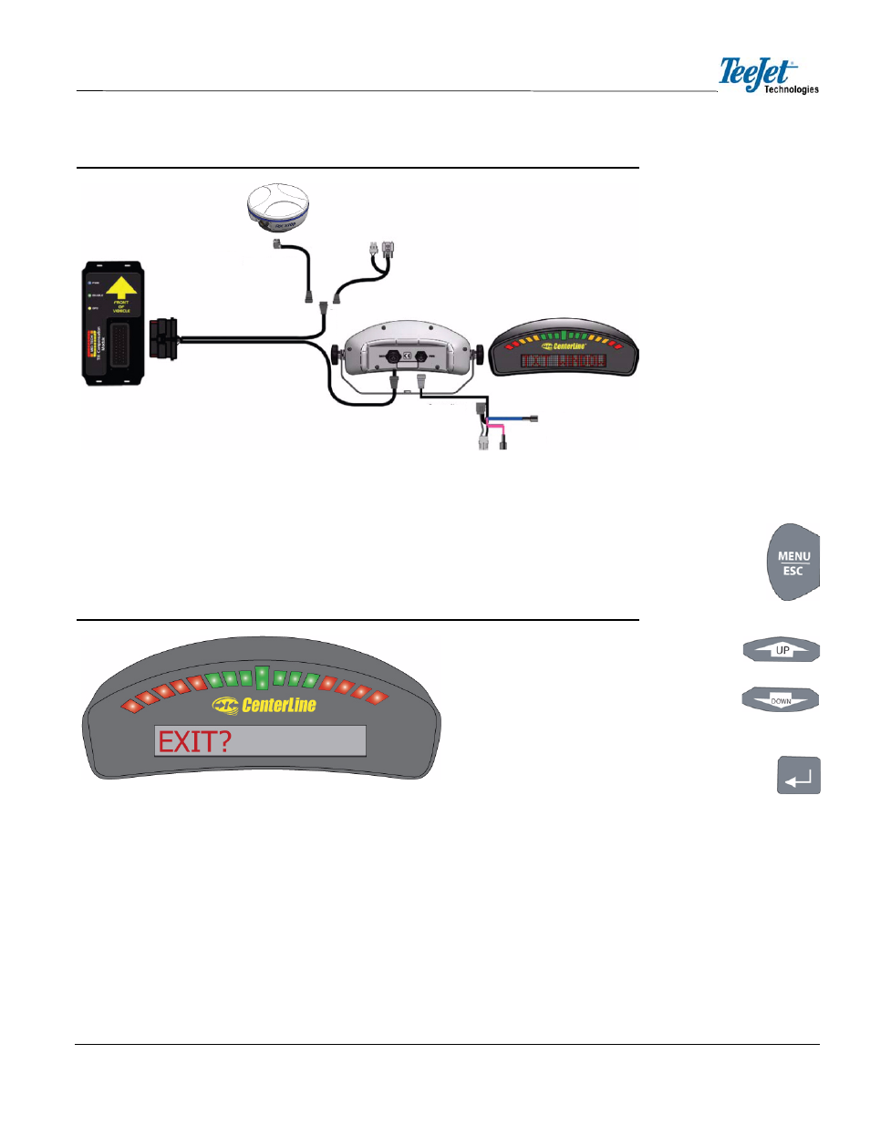 Exiting operation | TeeJet CenterLine User Guide v2.02 User Manual | Page 47 / 47