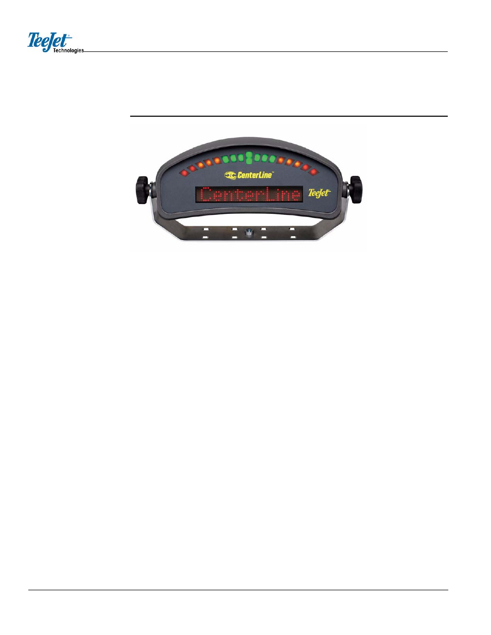 Lightbar, Fcc statement | TeeJet CenterLine User Guide v2.02 User Manual | Page 8 / 47