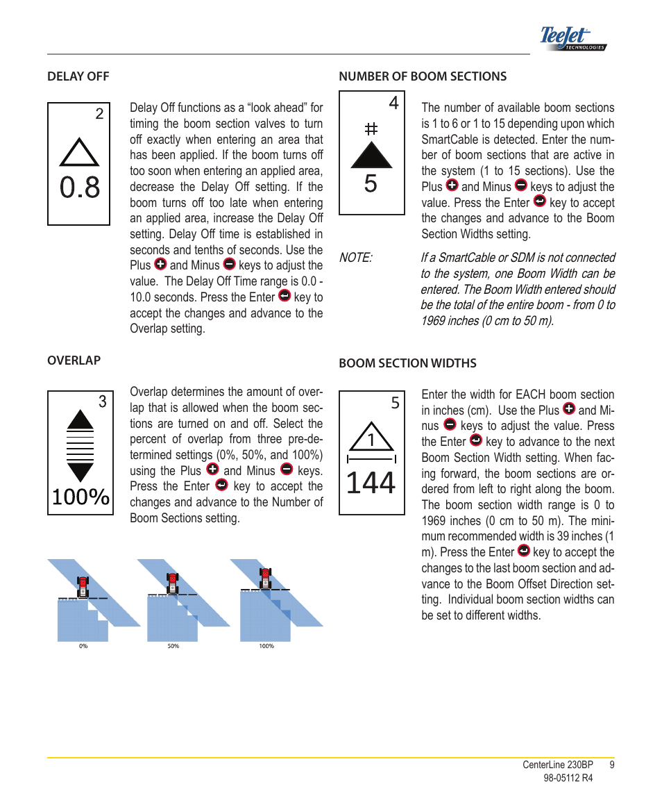 TeeJet CenterLine 230BP User Manual | Page 10 / 26
